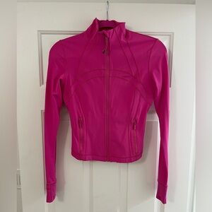 Pink lululemon align cropped jacket